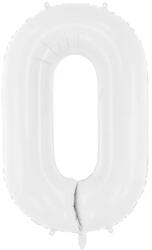 PartyDeco S. r. o 0. szám, fólia lufi, 86 cm, fehér