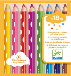 DJECO 8 színes ceruza kicsiknek - Djeco (DJ9004)