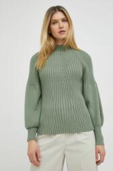 Bruuns Bazaar pulóver női, zöld, félgarbó nyakú - zöld M