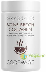 Codeage Peptide din Colagen de Tipul I, II & III din Fiertura de Oase cu Turmeric si Ashwagandha 180cps