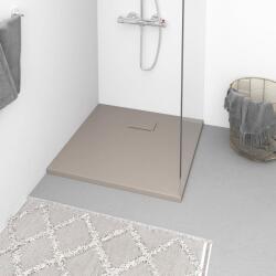 vidaXL Cădiță de duș, maro, 80x80 cm, SMC (148922) - comfy