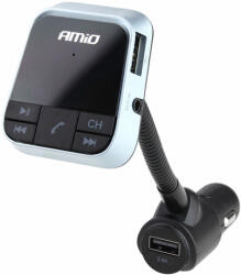 AMiO Modulator FM Bluetooth, Dual USB 2.4A, microSD (AM02250)