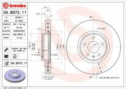 BREMBO Disc frana BREMBO 09. B972.11 - piesa-auto