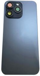 tel-szalk-19296951410 Apple iPhone 15 Pro Kék akkufedél, hátlap, kamera lencse (töltő chip, Mágnes gyűrű, vaku) (tel-szalk-19296951410)