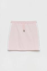 Calvin Klein gyerek szoknya rózsaszín, mini, egyenes - rózsaszín 176