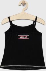 Sisley gyerek top fekete - fekete 110 - answear - 3 190 Ft