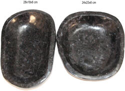  Bol din Merlinit Mistic Mineral Natural - 24-28 x 18-23 x 6 cm - 1 Buc Castron