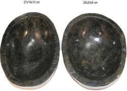 Bol din Labradorit Mineral Natural - 27-28 x 19-20 x 9-10 cm - 1 Buc