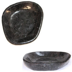  Bol din Merlinit Mistic Mineral Natural - 32x28x6 cm - Unicat Castron