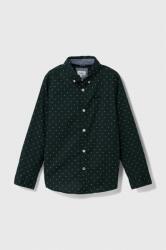 Pepe Jeans gyerek ing pamutból zöld - zöld 128 - answear - 20 990 Ft