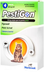 Norbrook - Pestigon cat Pestigon Cat - set 4 pipete antipurici pentru pisici