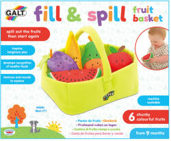 Galt Cos cu fructe pentru bebelusi, Fill and Spill, Galt 1005410 (5011979615985)