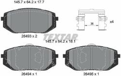TEXTAR set placute frana, frana disc TEXTAR Q+ 2649301 (2649301)