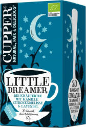Cupper bio little dreamers nyugtató tea 20 db 30 g - fittipanna