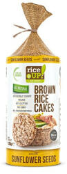 RiceUP! , Puffasztott teljes kiőrlésű barna rizs szelet, napraforgómaggal, 120g