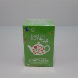 English Tea Shop bio zöld tea gránátalma 20x1, 5g 30 g - fittipanna