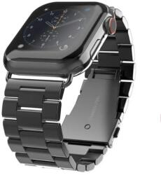 Swissten Curea ceas Metal Swissten pentru Apple Watch 42-44 mm Negru