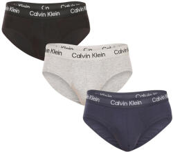 Calvin Klein 3PACK Férfi slip alsónadrág Calvin Klein tarka (NB3704A-KDX) M