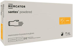 Mercator Medical SANTEX POWDERED - Mănuși de corp din latex pudrat, 100 buc, S