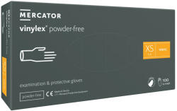 Mercator Medical VINYLEX POWDER FREE - Mănuși din vinil (fără pulbere) albe, 100 buc, L