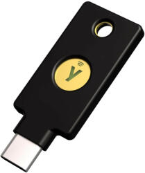 Yubico Cheia de securitate C NFC - USB-C, suportă autentificarea multifactorială (NFC), suport FIDO2 U2F, rezistent la apă (SKCNFC) Securitate laptop