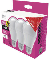 EMOS LED LAMP CLASSIC A60 14W(100W) 1521lm E27 NW 3PC (1525733416)