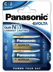 Panasonic Baterii alcaline PANASONIC EVOLTA Platinum LR14EGE / 2BP C 1.5V (Blister 2buc) (2790,00)