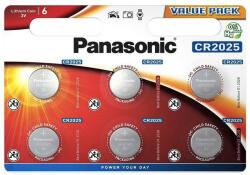 Panasonic Baterie cu litiu PANASONIC (buton) CR-2025EL / 6BP 3V (Blister 6buc) (2B370582)