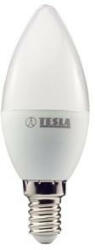 TESLA - LED CL140530-7, bec de lumânare cu lumânare, E14, 5W, 230V, 400lm, 25 000h, 3000K alb cald,