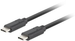 Lanberg Cablu USB-C M/M 3.1 GEN 2 de 1, 8m 10GB/S PD100W negru (CA-CMCM-32CU-0018-BK)