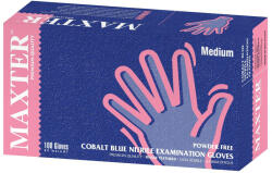 NITRYLEX MAXTER - Mănuși din nitril (fără pulbere) albastru închis, 100 buc, XL