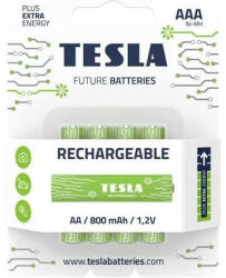 Tesla Baterii Tesla Aaa Green Reîncărcabile (hr03 / Blister 4 Buc) (16030421) Baterii de unica folosinta