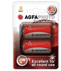 AgfaPhoto Baterie AgfaPhoto zinc R20/D, blister 2buc (AP-R20-2B)