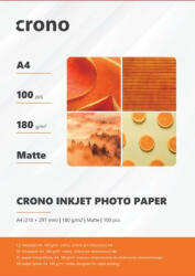 Crono PHPM4A, hârtie foto mată, A4, 180g, 100buc (PHPMA4-100)