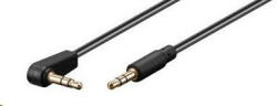 PremiumCord Cablu Jack 3, 5mm - 3, 5mm conector 90° M/M 0, 5m (kjackmm05-90)