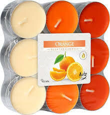  Lumanari parfumate 18buc Bispol Orange (8565.01)