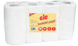 Hârtie de toaletă Ele 3vrs. alb 100% celuloză 8 buc / vânzare la pachet (10122)