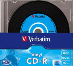 Verbatim CD-R (pachet de 10) Slim / Vinil / DLP / 52x / 700MB (43426)