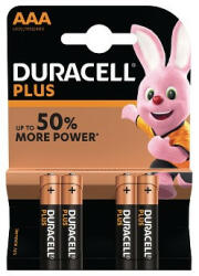 Duracell MN2400B4 Duracell Plus AAA Pachet de 4 baterii Duracell Plus AAA (MN2400B4)