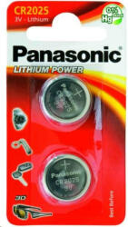 Panasonic Baterie litiu PANASONIC (buton) CR-2025EL / 2B 3V (Blister 2buc) (330096,00) Baterii de unica folosinta