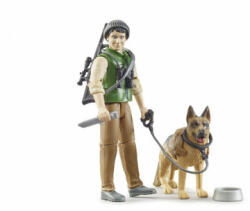 BRUDER Vânător cu câine și accesorii (62660) (62660) Figurina