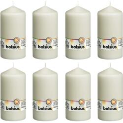 Bolsius Pillar candle ivory 8 pcs (428084)