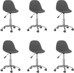 vidaXL 6 buc gri închis 3085985