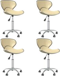 vidaXL 4 buc crem 3088609