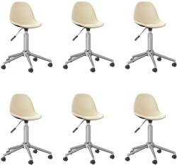 vidaXL 6 buc crem 3086064