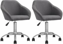 vidaXL 2 buc gri deschis 330496