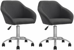 vidaXL 2 buc gri închis 330497