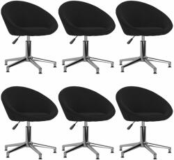 vidaXL 6 buc negru 3089511