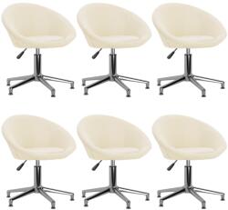 vidaXL 6 buc crem 3089512