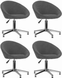 vidaXL 4 buc gri închis 3089498